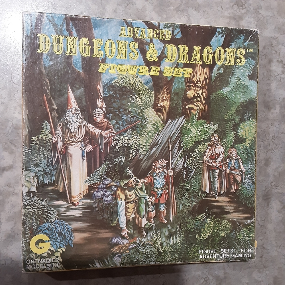 VINTAGE ADVANCED DUNGEONS AND DRAGONS FIGURE SET. 20 PIECES